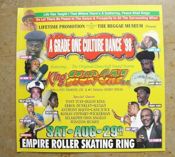 King Stur-Gav: Empire Roller Skating Rank, Brooklyn. 29th August 1998 Sturgavflier