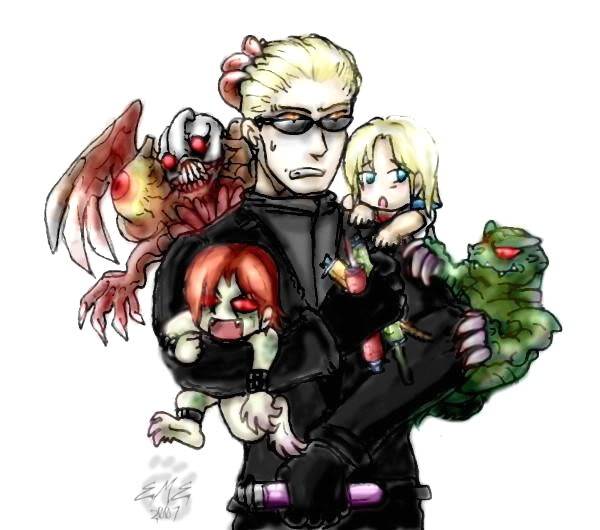 RE fan-art that makes you laugh! RE__Big_Daddy_Wesker_by_EvilParody