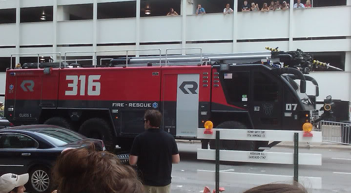 Rosenbauer présent dans le film Transformer 3 Image002