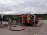 Incendie impressionnant au centre de tri des déchets de Mont-Saint-Guibert (13/09/2018 + photos) Th_DSC08242