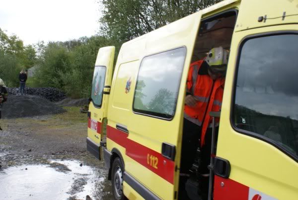 Ittre : Démo feu de bateau par les pompiers de Tubize Tubize34