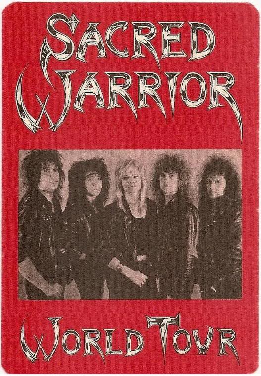 Band photos, posters and concert flyers, etc. Sacredwarriorsticker