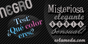 que color eres? Negro