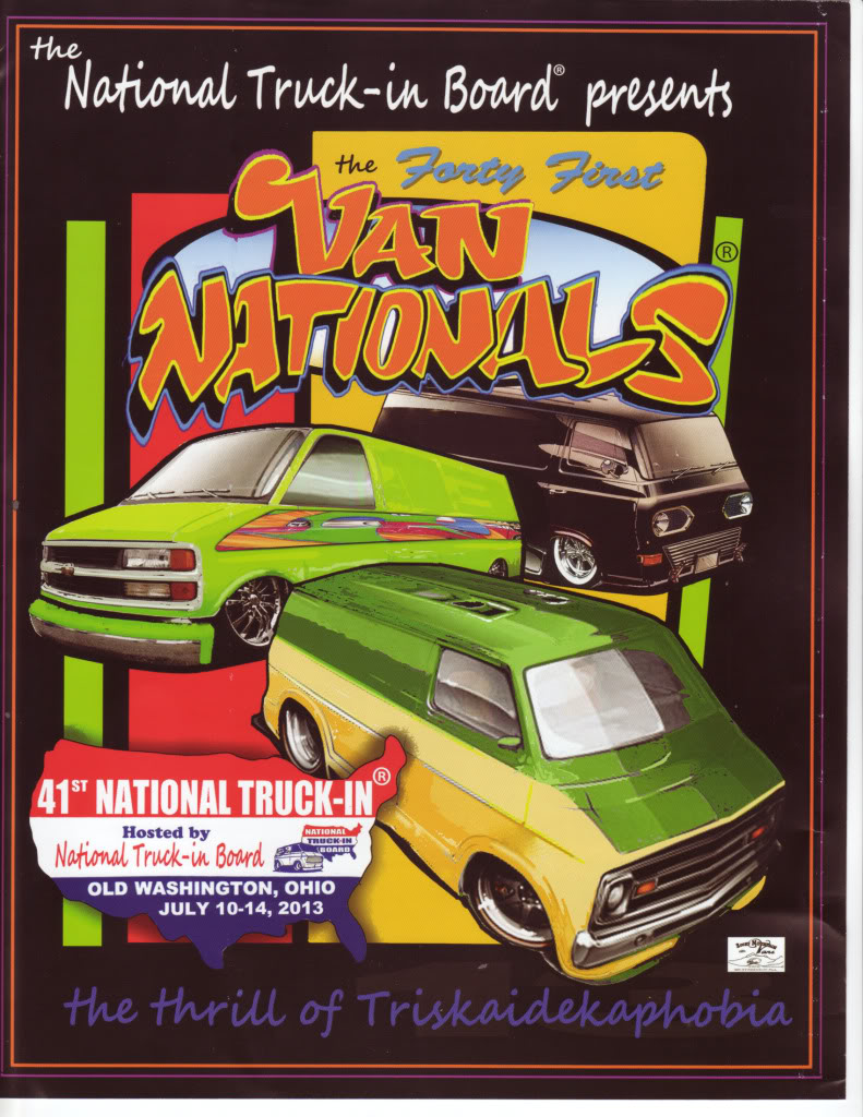 Flyer for the 41 st Van Nationals July 10-14, 2013 - Old Washington Ohio NATS2013_0001