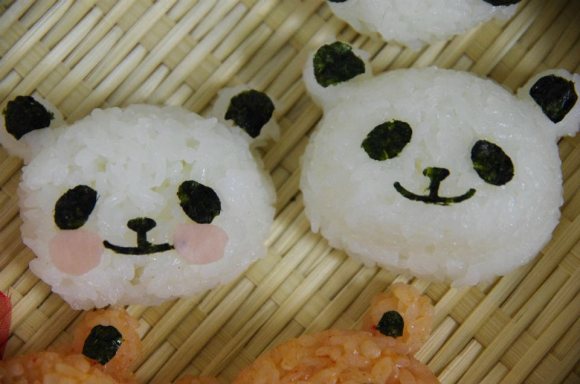 How to Make Cute Panda Onigiri !!!! How-to-make-Panda-Onigiri-012