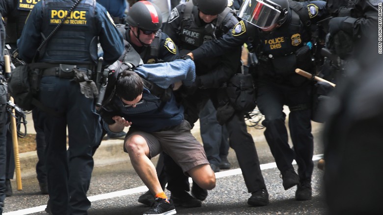 14 arrested (mainly leftist degenerates) as the many extremes of Portland collide in protest 170604165014-03-portland-protest-0604-exlarge-169