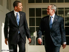 Obama may reverse Bush policies on stem cells, drilling, abortion Art.obama.bush.gi