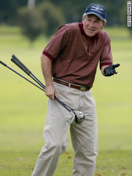 Obama and golf: Slow Play 120126064634-gallery-george-w-bush-vertical-gallery