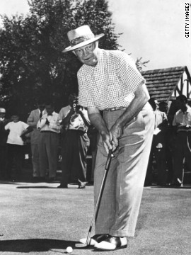 Obama and golf: Slow Play 120126074650-gallery-dwight-eisenhower-vertical-gallery