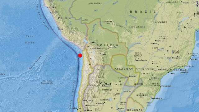 Terremoto de magnitud 8,2 sacude Chile y Perú 140401204408-chile-earthquake-map-story-top