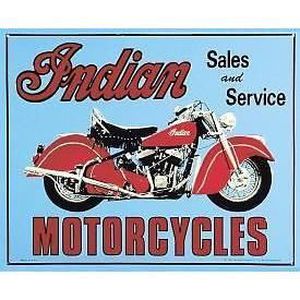 Deco plaques fer ou plaque emaillee  Plaque-tole-publicitaire-indian-moto-biker-bar