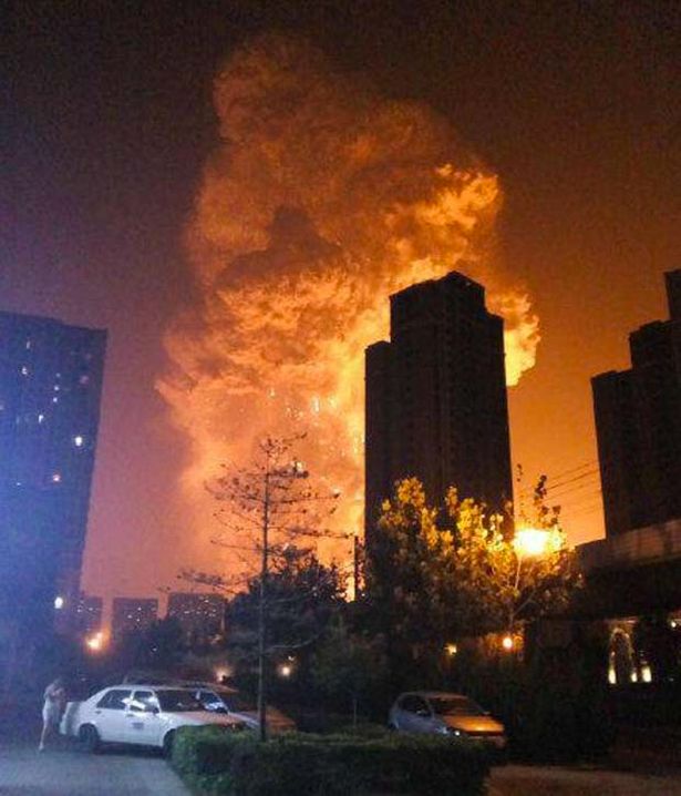 UPDATE: China: Massive Explosion Rocks Chinese Port city of Tianjin: Many feared dead  Massive-explosion-in-China