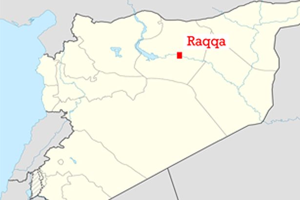 The French Campaign Begins: Hollande Launches "Massive Bombardment" Of ISIS Capital Raqqa-map