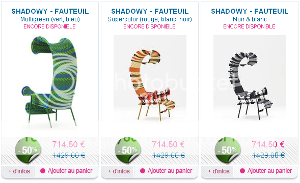 VENTE PRIVEE MOROSO -50% CHEZ MADE IN DESIGN Fauteuils