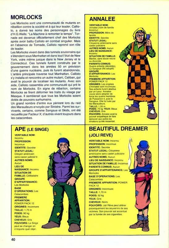 Groupes et équipes de l'univers Marvel - Page 3 Morlocks001