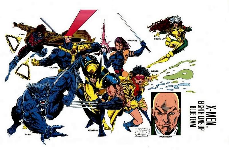 A chaque époque... ses X-Men X-meneightline-upblueteam