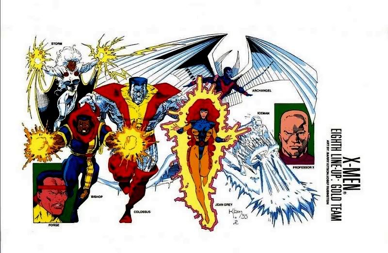 A chaque époque... ses X-Men X-meneightline-upgoldteam