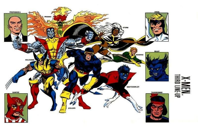 A chaque époque... ses X-Men X-menthirdline-up