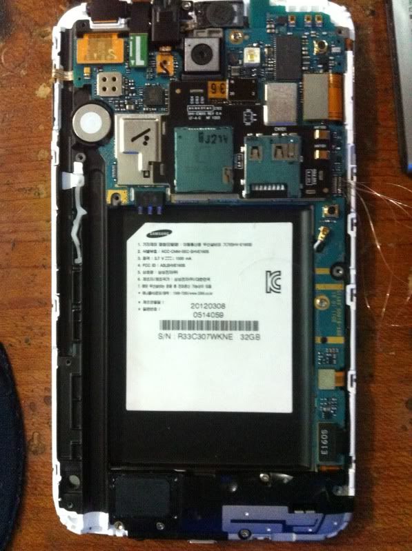 Samsung Galaxy Note SHV-E160S Repair Boot OK  IMG_0360