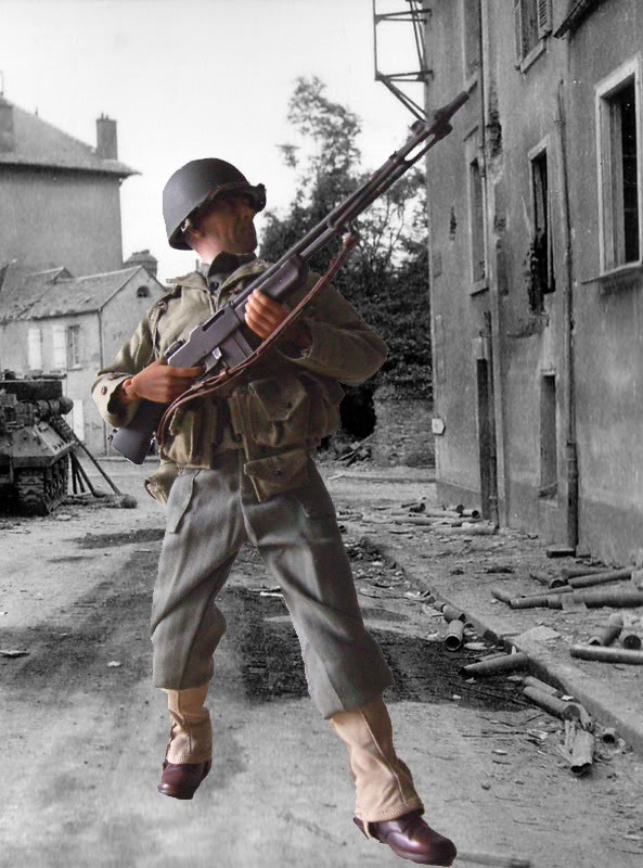 Bataille de Mons - septembre 1944 - BAR gunner BARgunner1fond