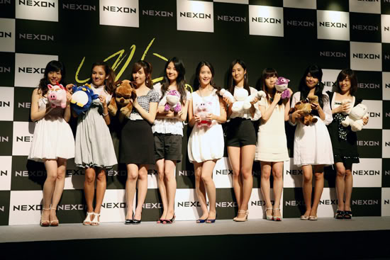 SNSD exclusive spokespeople of Nexon's 'Maple Story' Snsdnexon