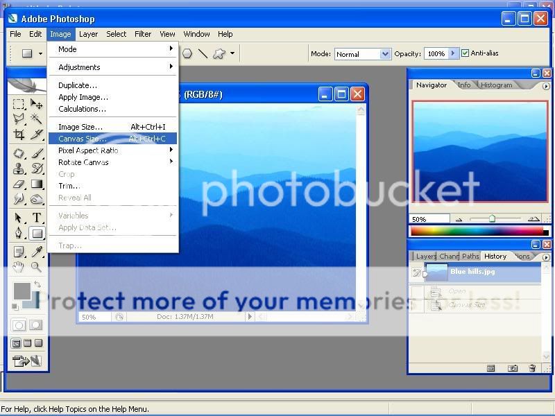 Photoshop Làm khung hình đơn giản 6