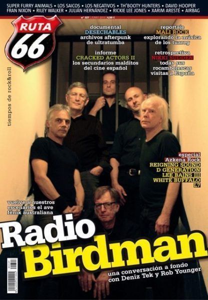 RUTA 66 JUNIO 2015 / RADIO BIRDMAN, AZKENA ROCK FESTIVAL, NIKKI SUDDEN & JACOBITES, CRACKED ACTORS NACIONALES... Rita66junio1