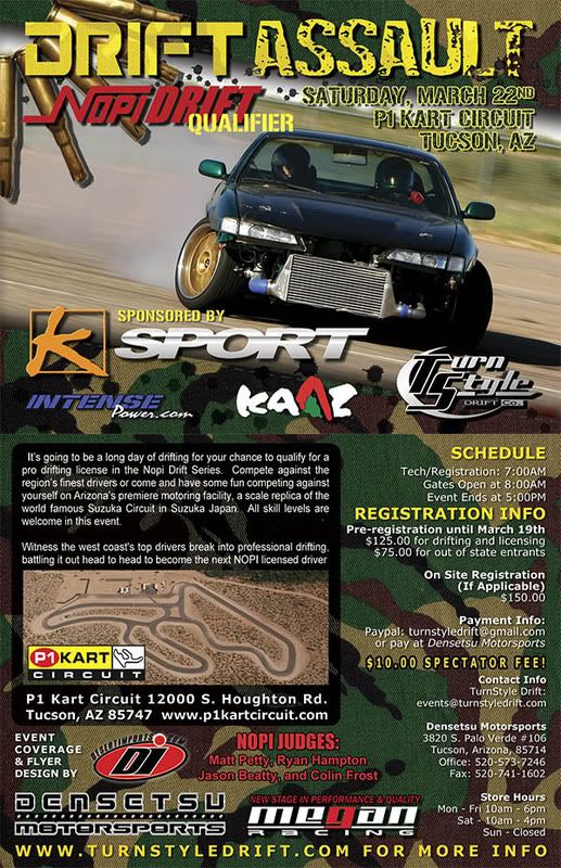 2008 Nopi Qualifier: Get your Nopi Drift License!!! Driftassault