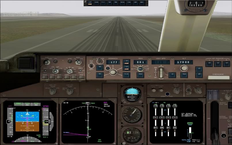 sbgr - [FS9] SBGR - KJFK / B744 United PMDG FS2004-008