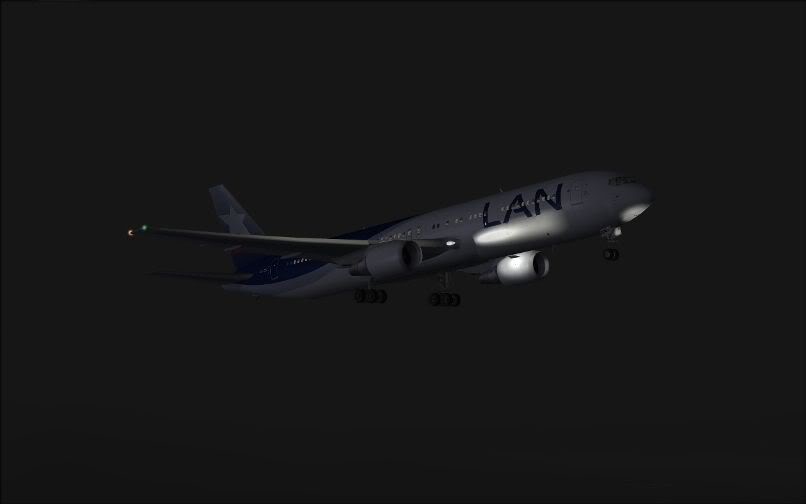 [FS9] Guarulhos - Santiago (Chile) / 767 Lan Chile Leveld FS2004-018