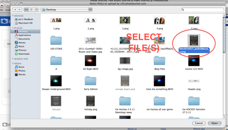 How To Upload and host Pictures Screenshot2011-04-25at201902