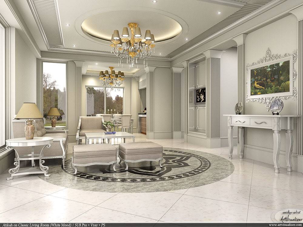 [Interior] Classic Living Room, Conceptual - Page 2 Classic-living-room-Atikah_white