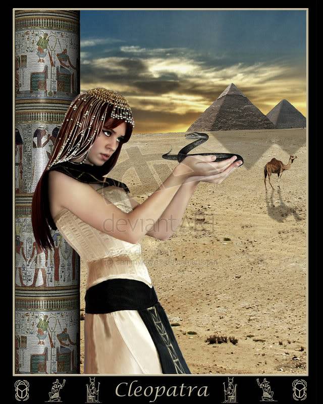 El Egipto Antiguo visto por artistas actuales - Página 12 Cleopatra_by_sammykaye1