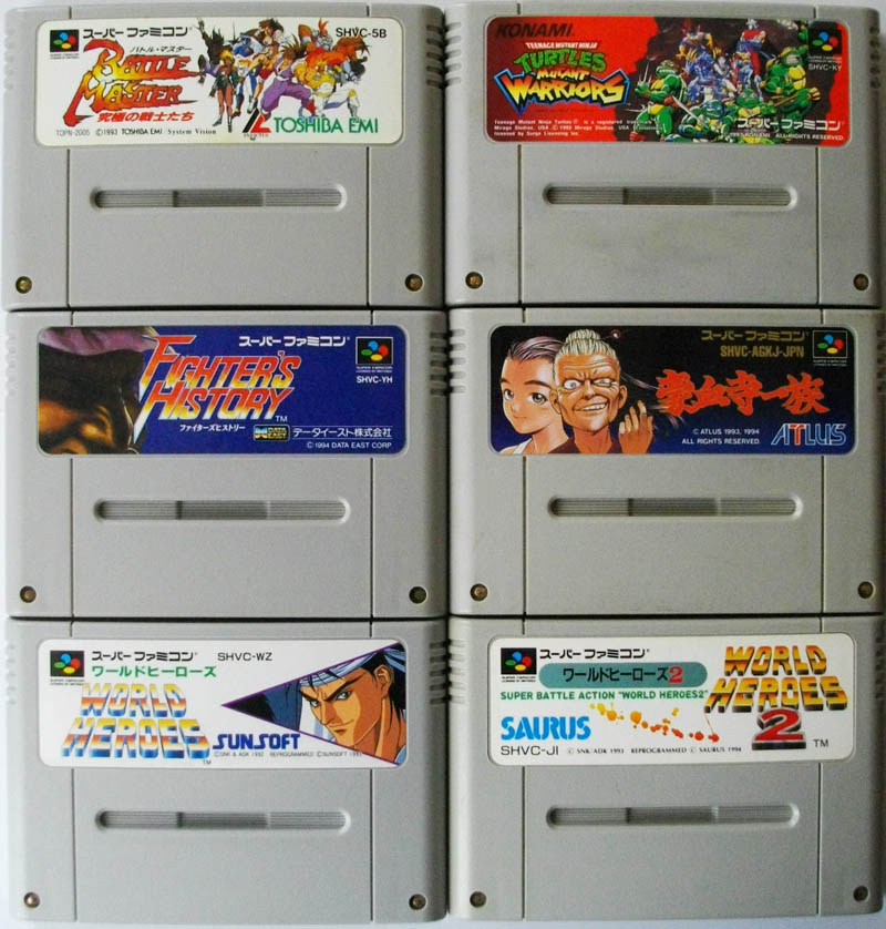 Les clones de Street Fighter II sur SNES/SFC SFCfighters