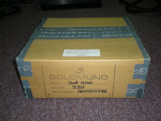 Goldmund Job 500 power amp (New) Picture006