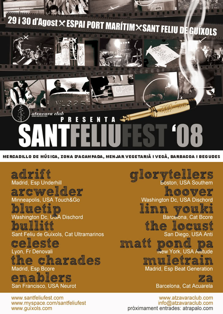 Sant Feliu Festival 2008 Santfeliufestflyer