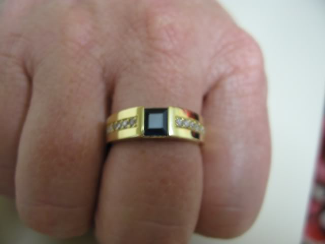 gold jewelery--gold fishin Ring