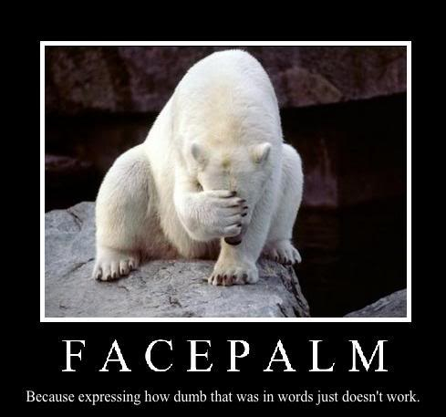 How can Judi Dench as "M" be dead? Polar_bear_facepalm