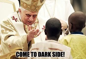 Evil pope lol. Papa