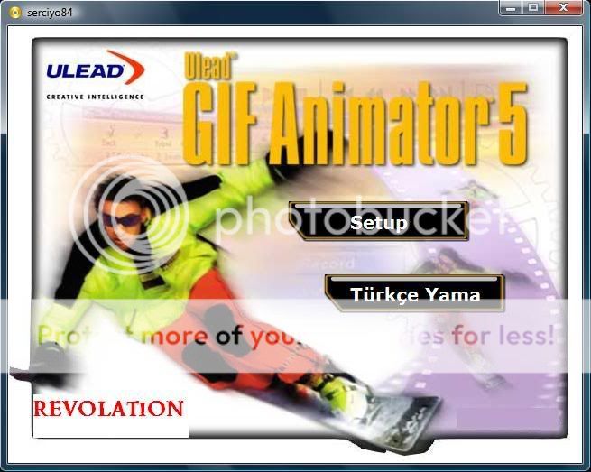 Ulead GIF Animator v5.0.5 Türkce UleadGIFAnimator5