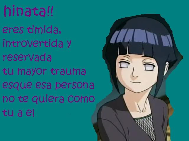 ¿Que personaje de Naruto eres? Hinata