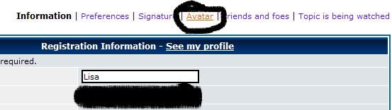 HOW TO ADD AN AVATAR TO YOUR PROFILE FROM YOUR COMPUTER Profile2