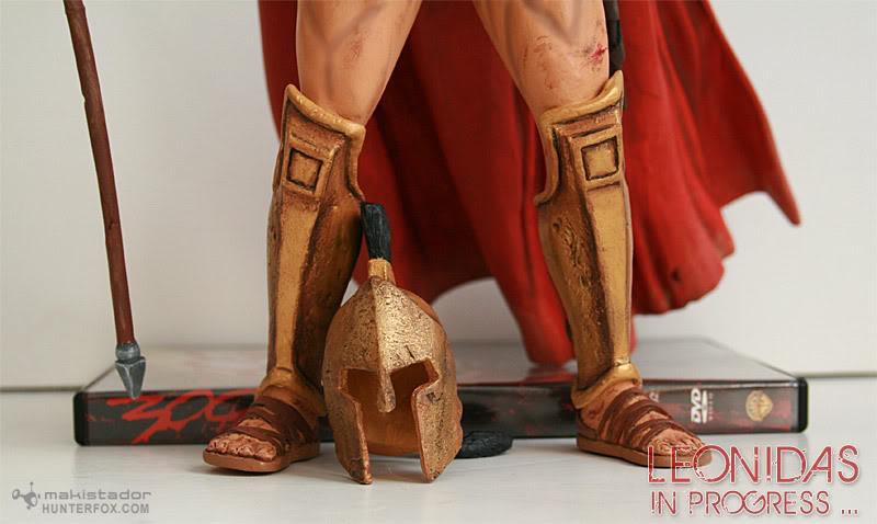 Statue kit resine Leonidas film 300 TERMINE - SPARTIATES !!! Kit8