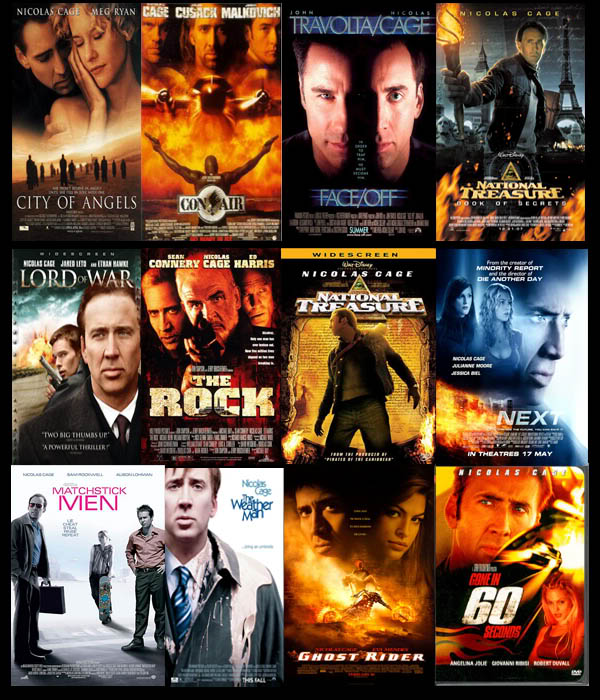 مجموعة من أروع افلام النجم Nicolas Cage مكونة من 12 فيلم بصيغ Rmvb مترجمين على أأكثر من سيرفر Posters