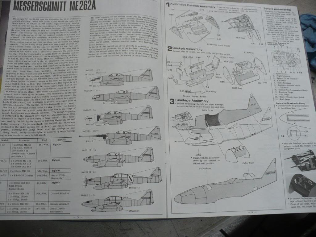 MS-262A JV44 Galland - 1/32 Hasegawa P1040090