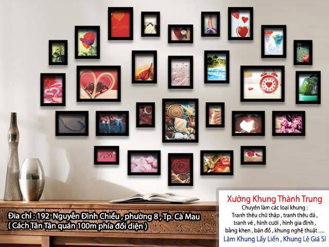 Cà Mau : Xưởng Khung Thành Trung - Làm Khung Lấy Liền - Khung Lẻ giá Sỉ Z14