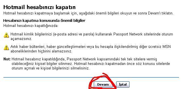 MSN Hotmail ve Yahoo Hesabn Kapatma / Silme [Res Deleter-hotmail3