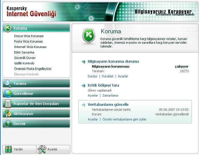 Kaspersky 7.0.0.125 [full] + alan Key+ Trke Yama ..::[S Kaspersky