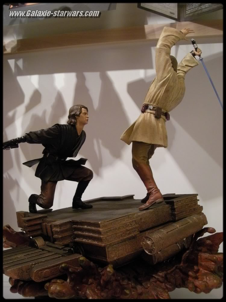 Obi-Wan VS Anakin Diorama - Revenge Of The Sith - Sideshow DSCN0529