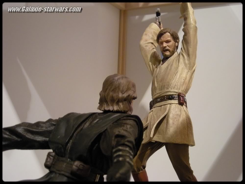 Obi-Wan VS Anakin Diorama - Revenge Of The Sith - Sideshow DSCN0533